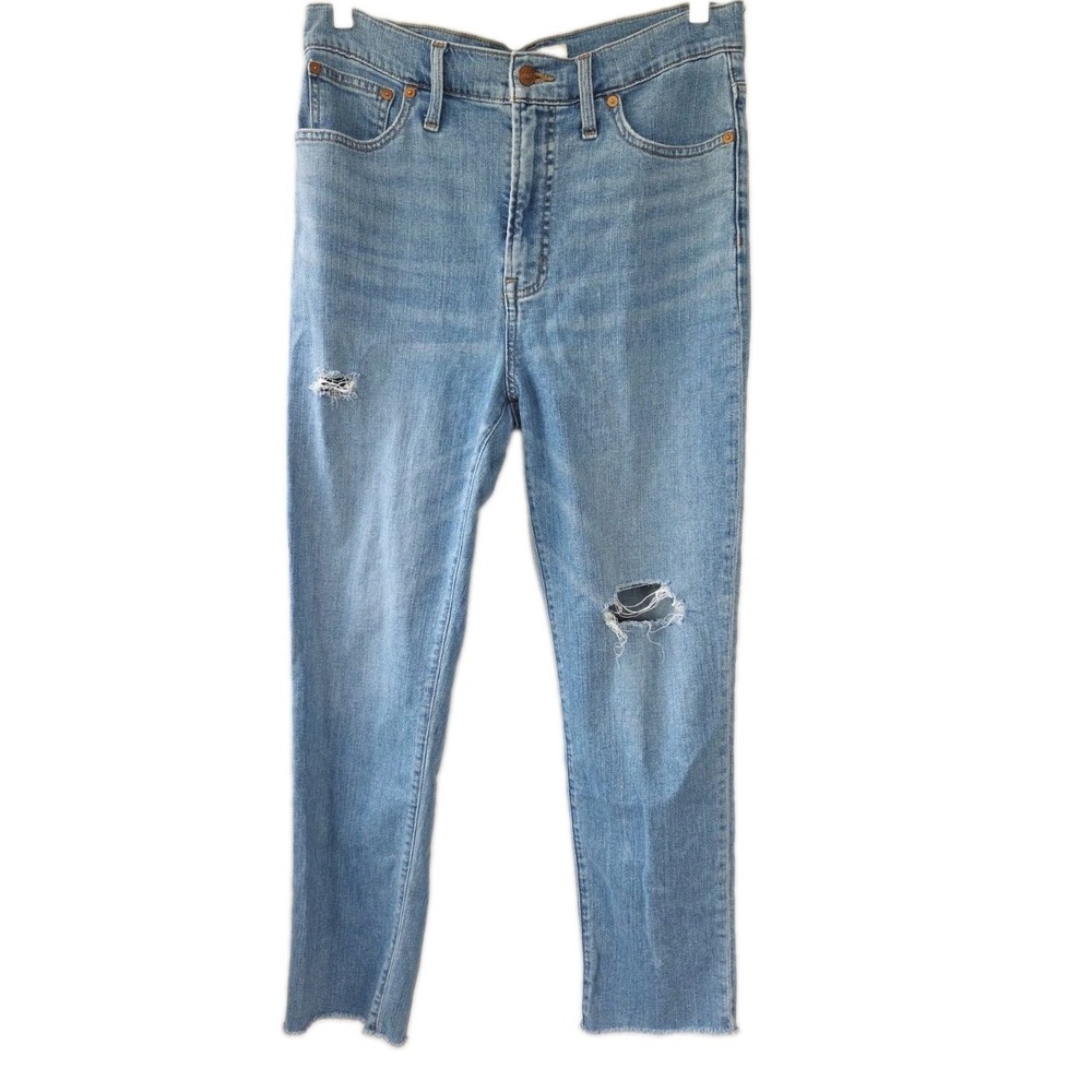 Madewell Womens Jeans 29 The Perfect Vintage Straight Leg High Rise Blue 90's